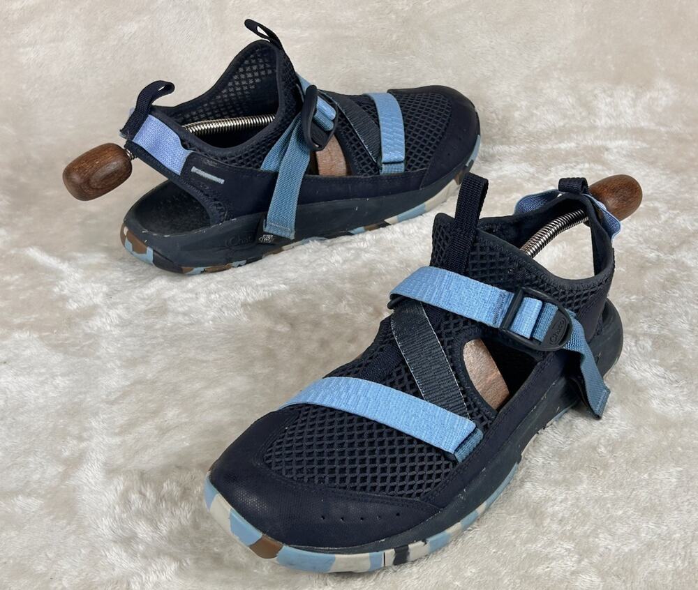 CHACO Women's Size 10 Odyssey Comfort Closed Toe Hiking Sandals Sneaker Blue